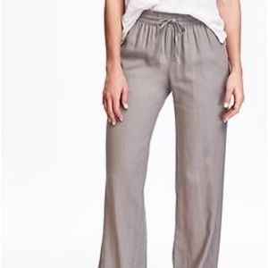 *NWT* Old Navy Wide Leg Linen-Blend Pants